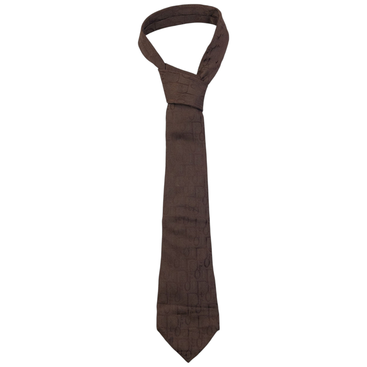 Vintage Dior Monsieur Monogram Silk Tie