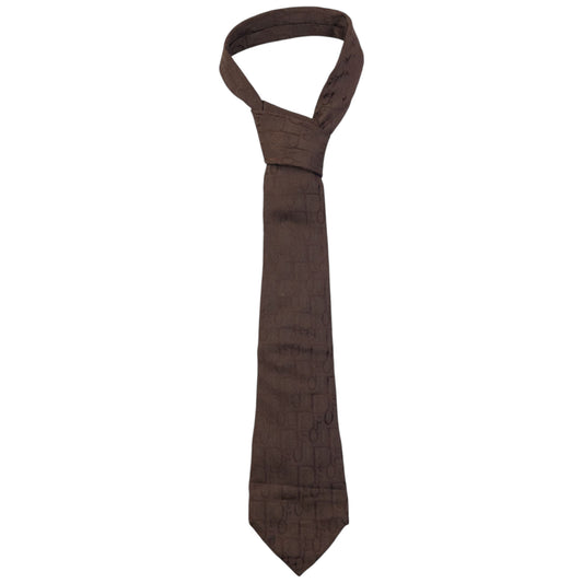 Vintage Dior Monsieur Monogram Silk Tie