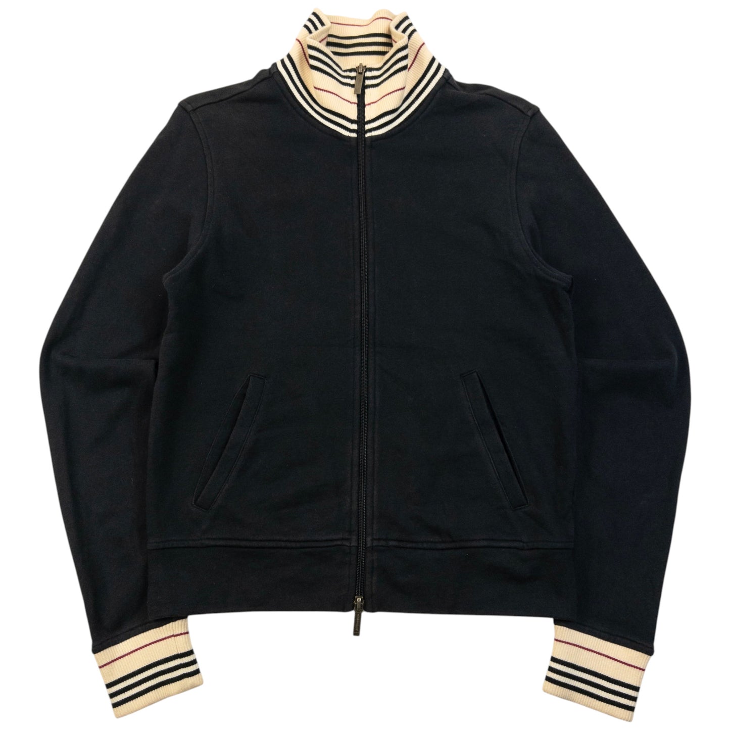Vintage 2000s Burberry Zip Up Sweatshirt Womens Size M