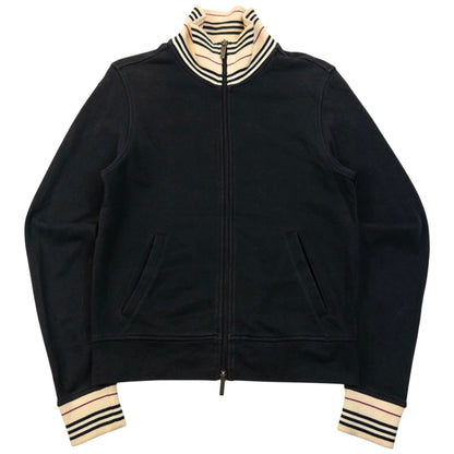 Vintage 2000s Burberry Zip Up Sweatshirt Womens Size M