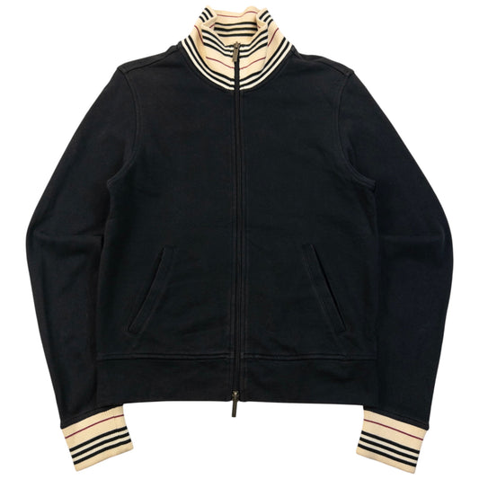 Vintage 2000s Burberry Zip Up Sweatshirt Womens Size M