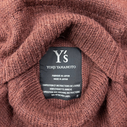 Vintage 2000s Yohji Yamamoto Wool Turtleneck Jumper Womens Size S
