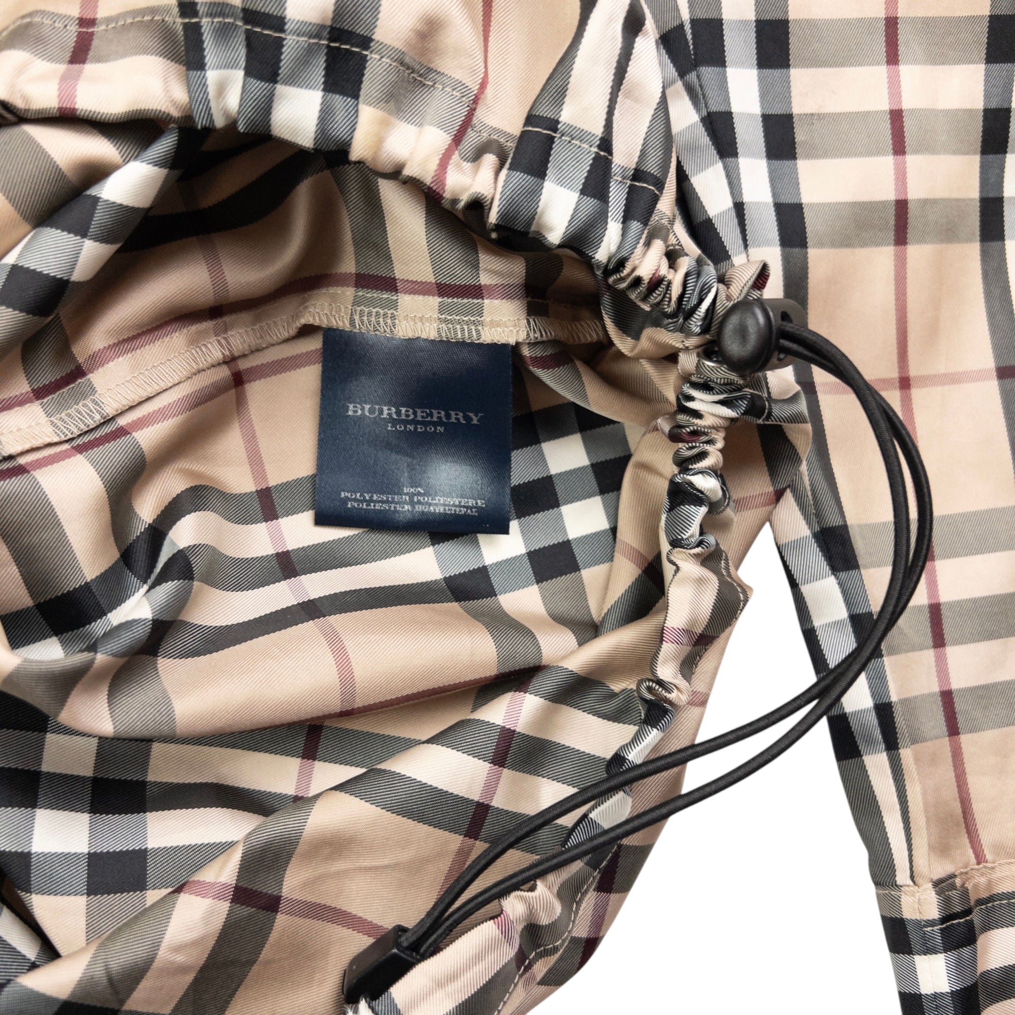 Vintage Burberry Nova Check Lightweight Q Zip Jacket Size XL
