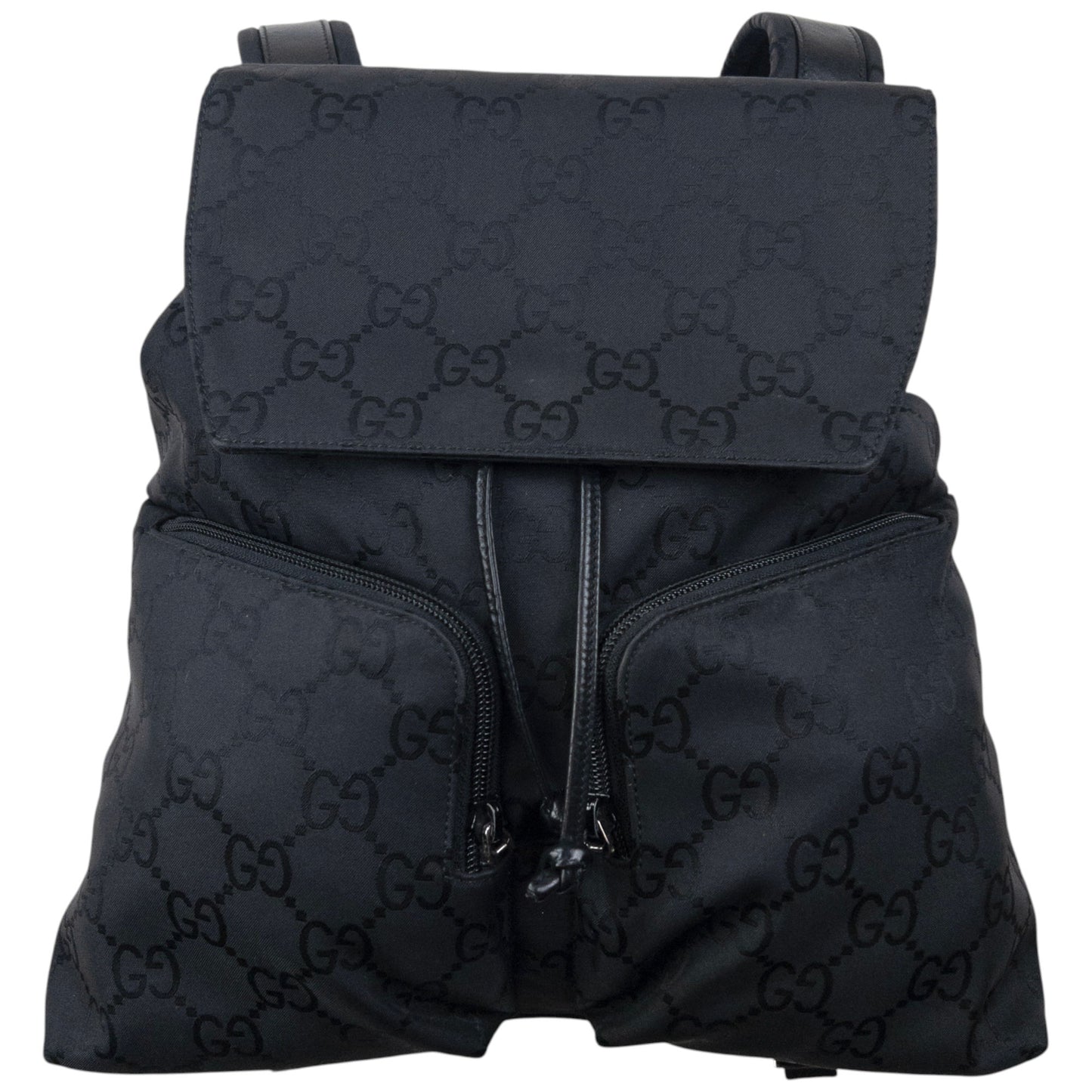 Vintage 2000s Gucci Monogram Bucket Backpack