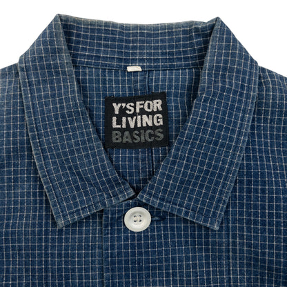 Vintage 90s Yohji Yamamoto Checkered Denim Jacket Size S