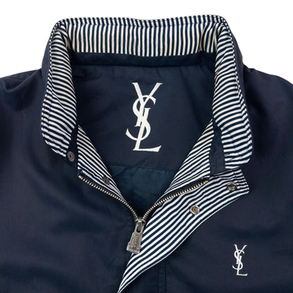 Vintage 90s YSL Yves Saint Laurent Harrington Jacket Size M