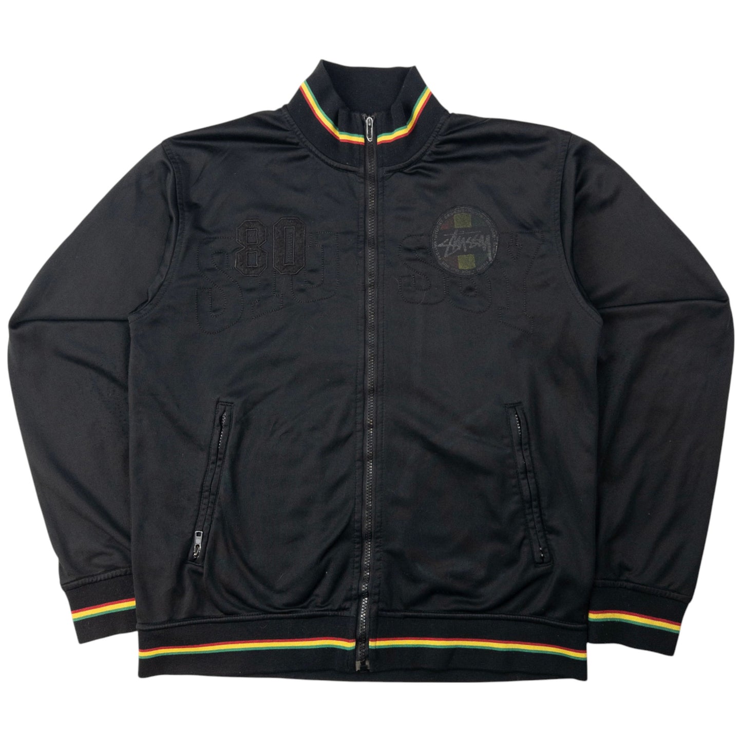 Vintage Stussy Reggae Zip Up Jacket Size M