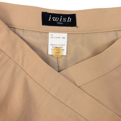 Vintage 90s Yohji Yamamoto I Wish Wrap Skirt in beige, photo 5