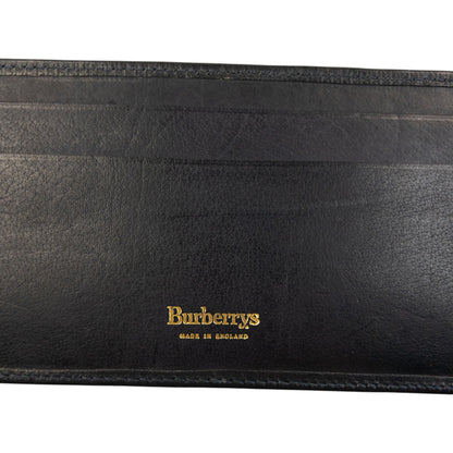 Vintage 90s Burberry Nova Check Chequebook Cover Wallet