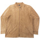 Vintage 2000s Gucci By Tom Ford Suede Perforated Lightweight Zip Up Jacket Size L