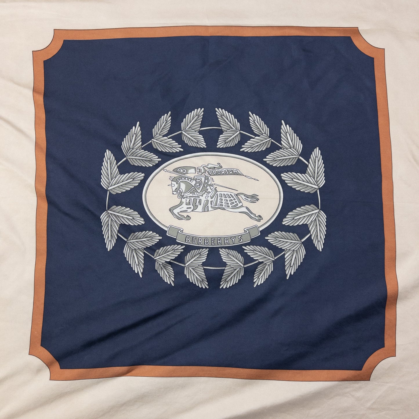 Vintage 80s Burberry Silk Scarf