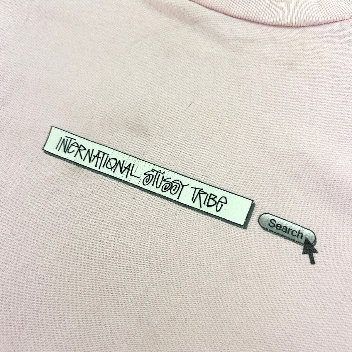 Vintage Stussy Search BarT-Shirt Size M