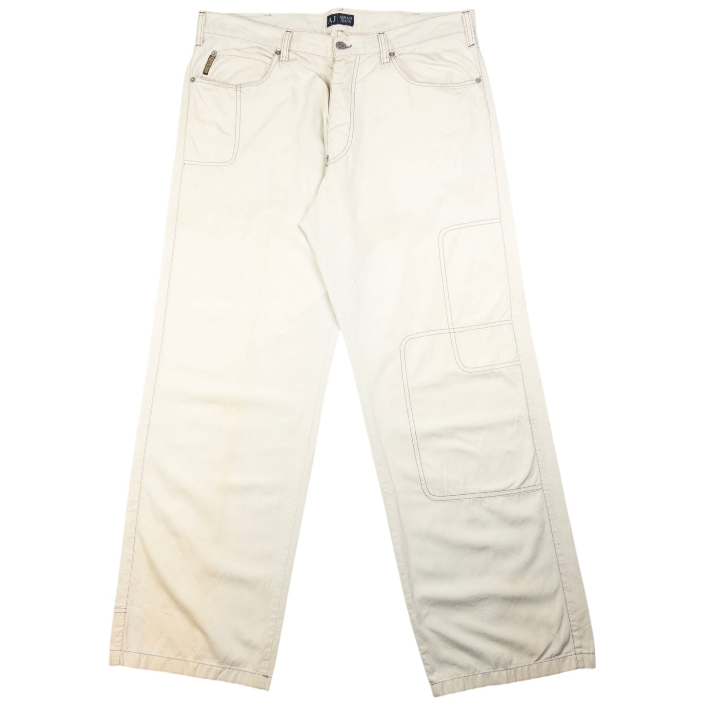 Vintage Armani Jeans Lightweight Trousers Size W37