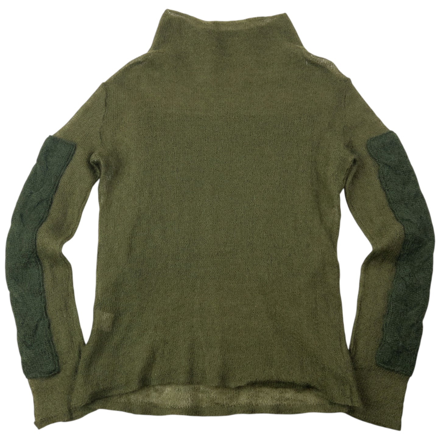 Vintage 2000s Marithe + Francois Girbaud Mock Neck Wool Jumper Womens Size M