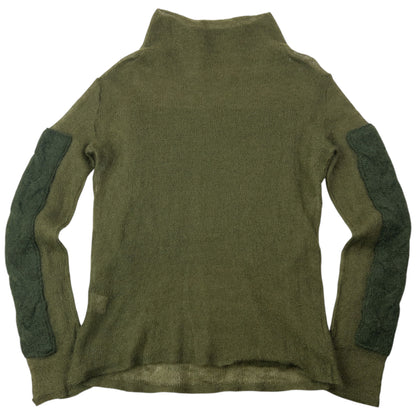 Vintage 2000s Marithe + Francois Girbaud Mock Neck Wool Jumper Womens Size M