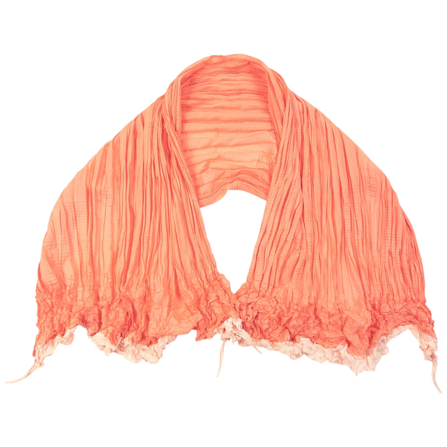 Vintage 90s Issey Miyake Pleated Crinkle Scarf