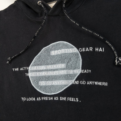 Vintage Hai Sporting Gear By Issey Miyake Embroidered Hoodie Size M