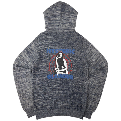 Vintage Hysteric Glamour Zip Up Knit Hoodie Size M