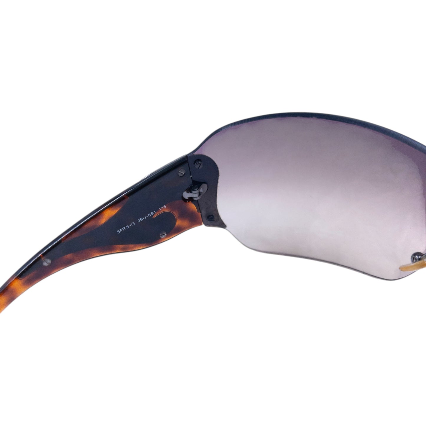 Vintage 2000s Prada Tortoise Shell Swirl Sunglasses
