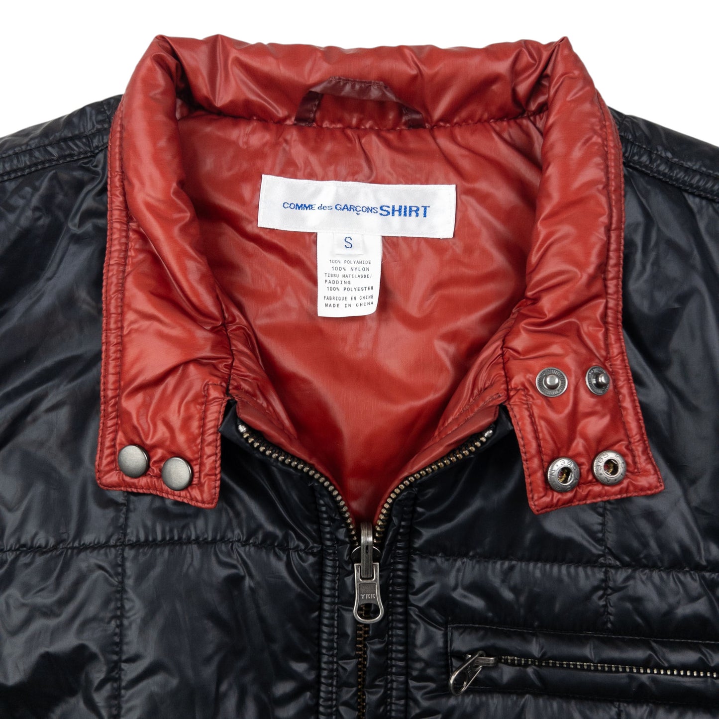 Vintage 2000s Comme Des Garçons SHIRT Reversible Quilted Gilet Size S