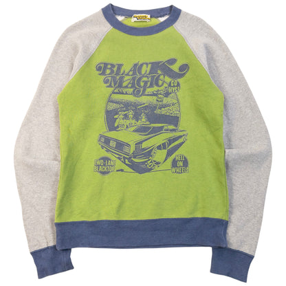 Vintage 90s Hysteric Glamour Black Magic Graphic Sweatshirt Womens Size M