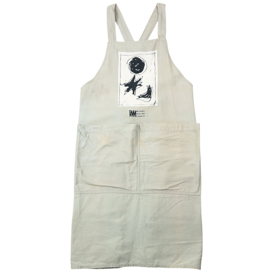Vintage 90s Issey Miyake Printed Apron