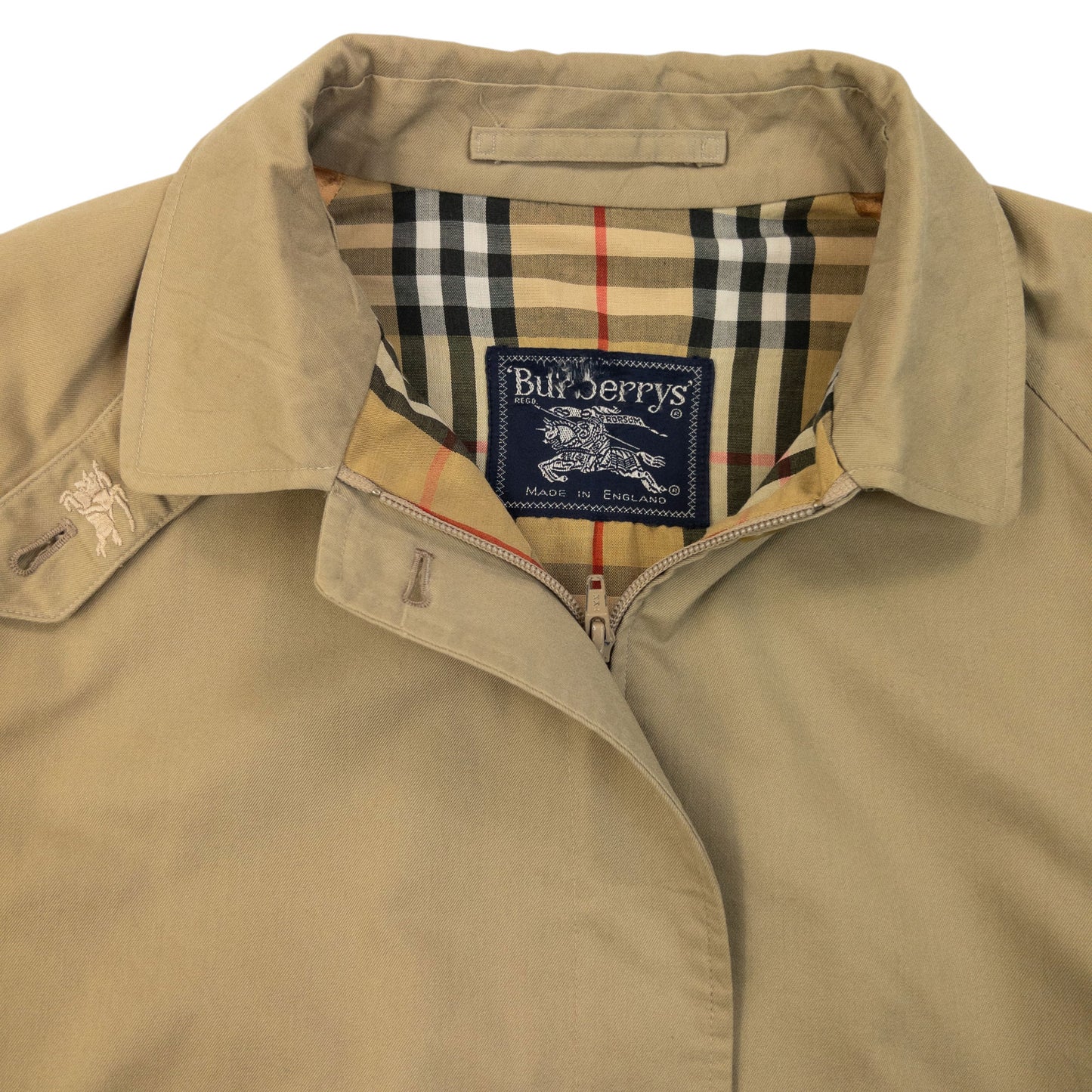 Vintage 90s Burberry Nova Check Lined Jacket Size S