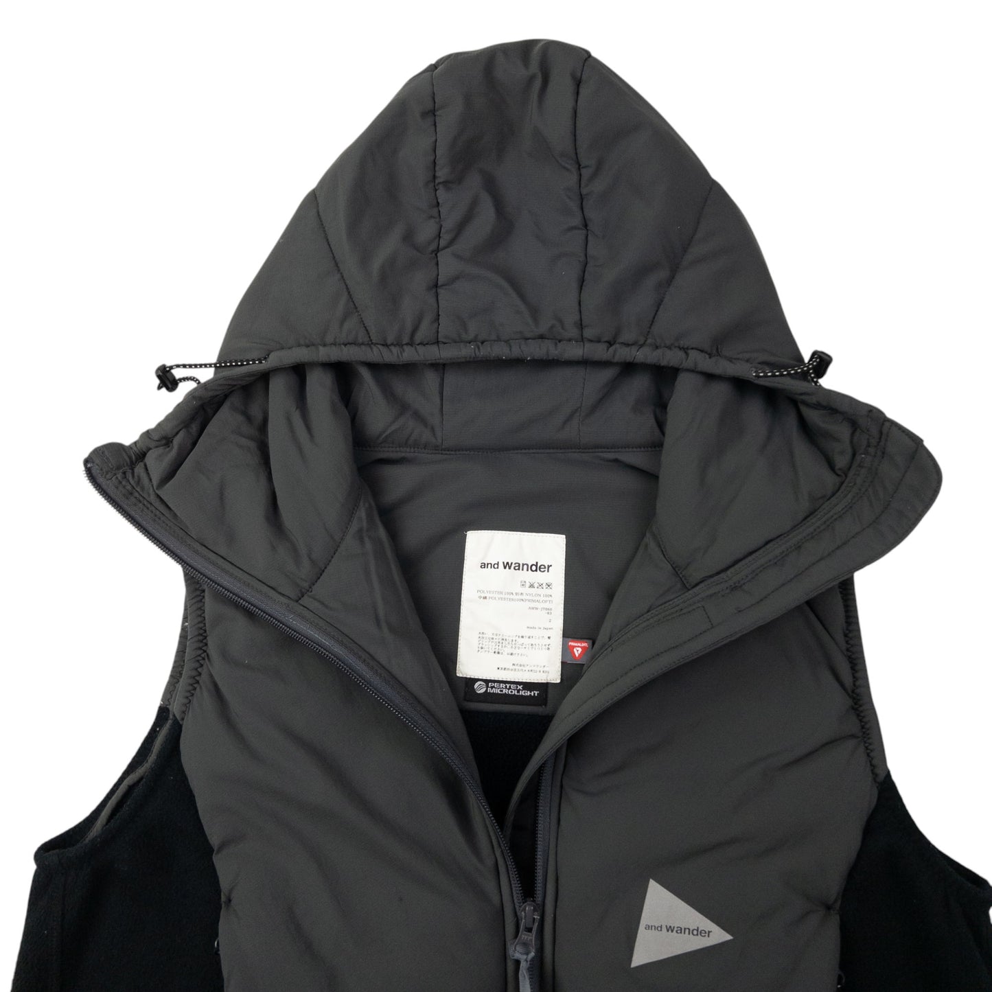 Vintage And Wander Ninja Hood Fleece Gilet Size S