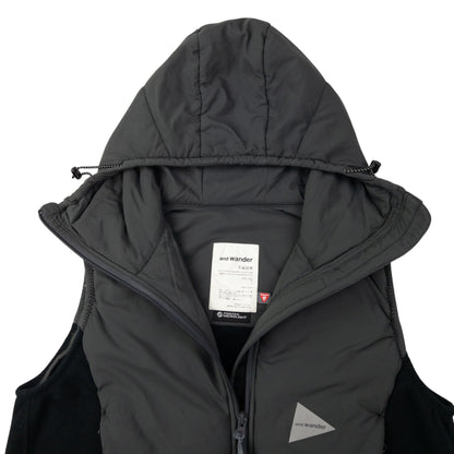 Vintage And Wander Ninja Hood Fleece Gilet Size S