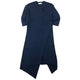 Balenciaga Paris Asymmetric Wool Dress Womens Size S