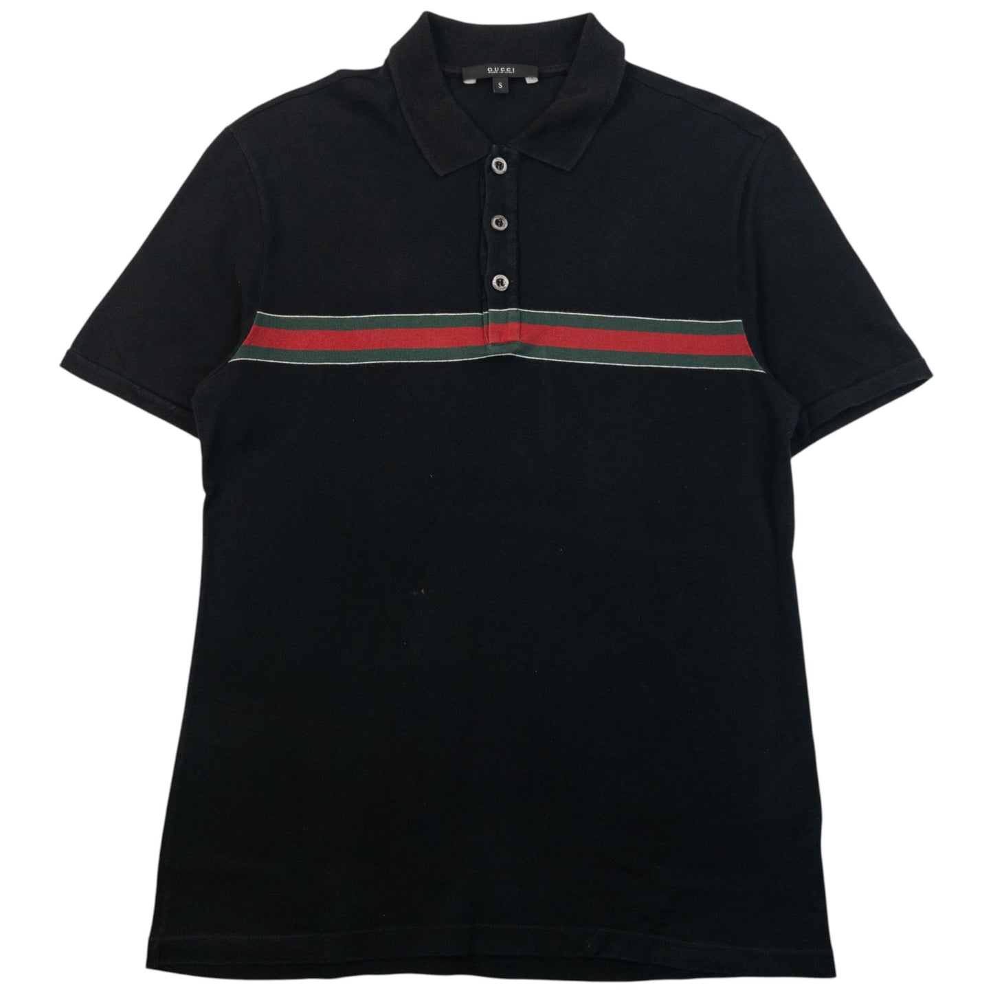 Vintage 2000s Gucci Stripe Polo Shirt Size XS