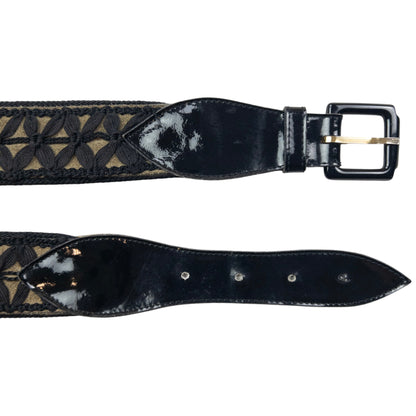 Vintage 80s Saint Laurent Braided Belt Size W26