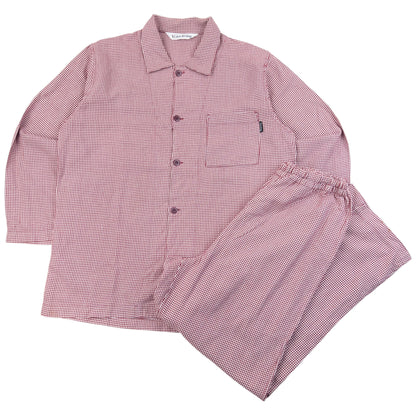 Vintage 90s Yohji Yamamoto Houndstooth Shirt & Bottoms Pyjama Set Size M