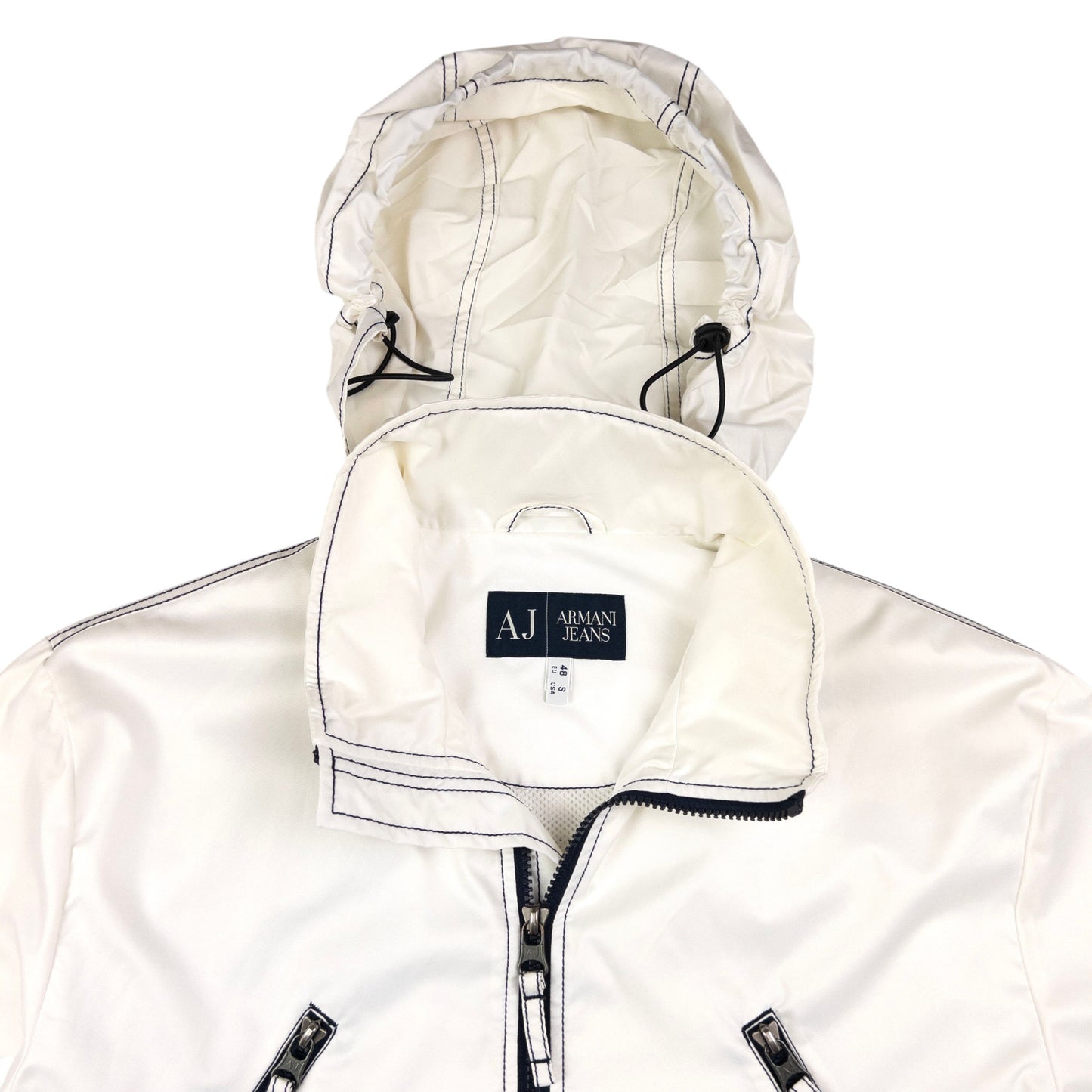 Vintage Armani Jeans Zip Up Jacket Size M