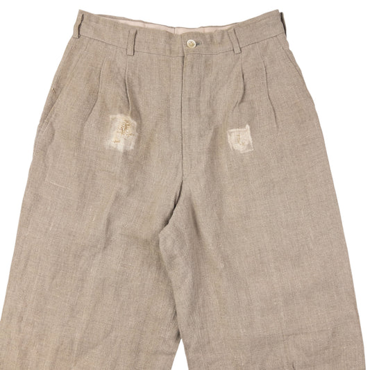 Vintage Comme Des Garçons HOMME Linen Trousers Size W27