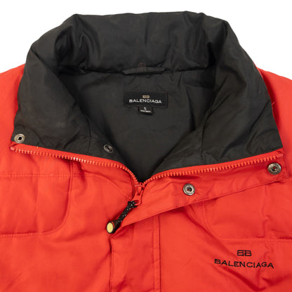 Vintage 90s Balenciaga Zip Up Puffer Jacket Size L