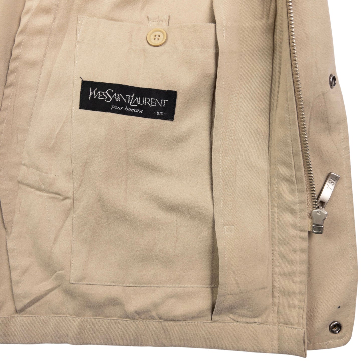 Vintage YSL Yves Saint Laurent Harrington Jacket Size M