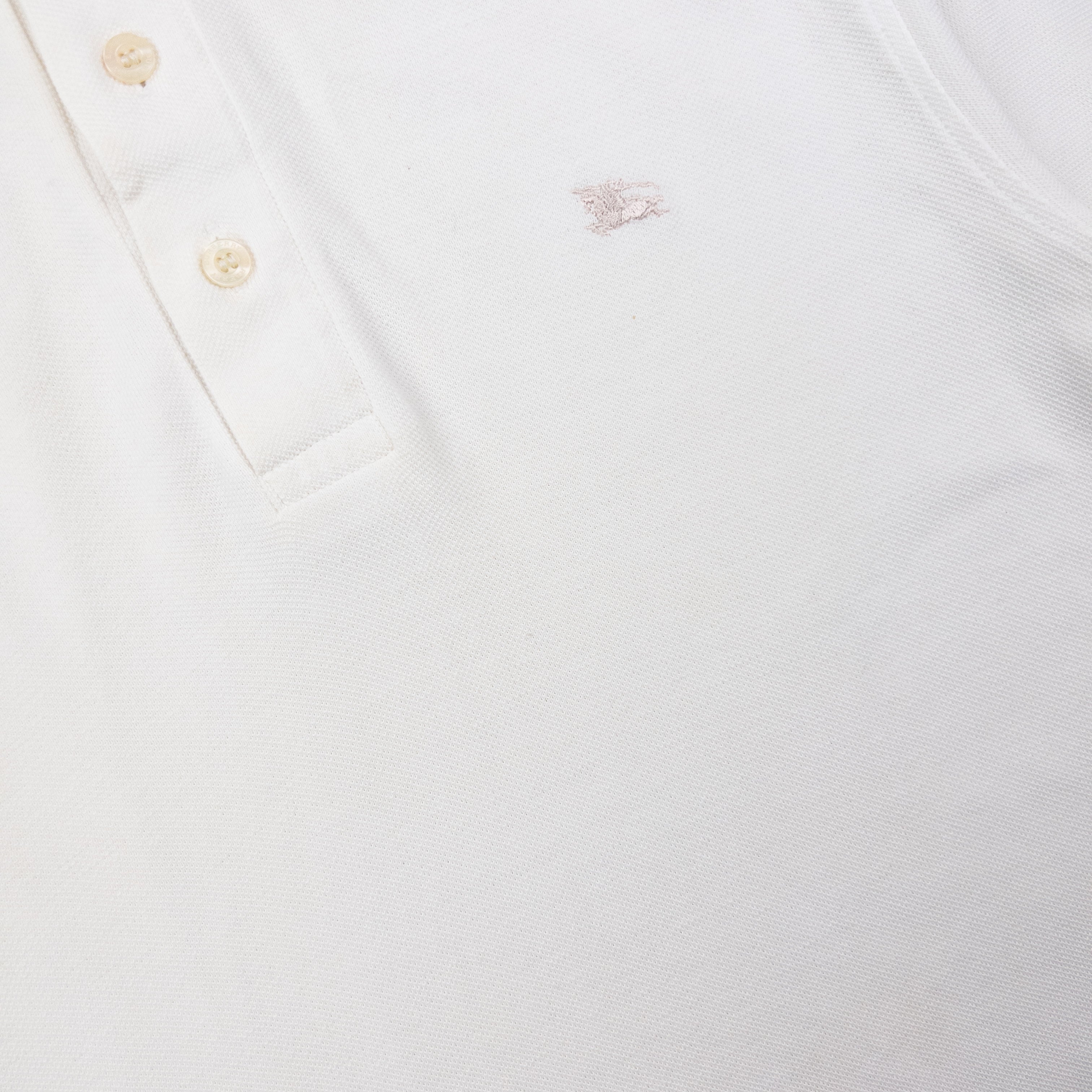 Vintage Burberry Nova Check Collar Polo Shirt Size M