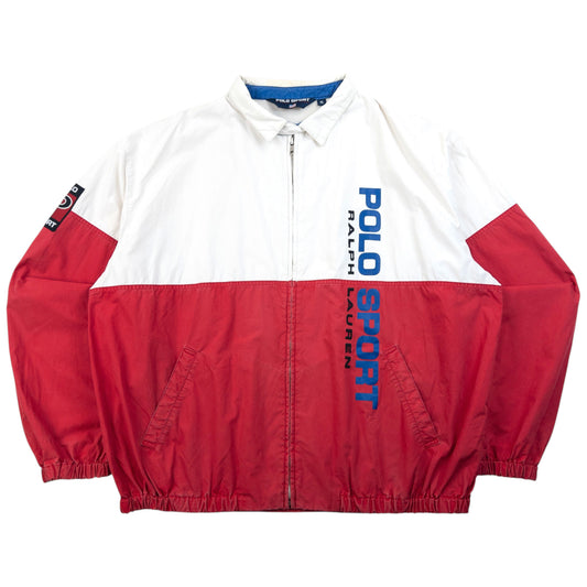Vintage 90s Polo Sport Ralph Lauren Zip Up Jacket Size XL