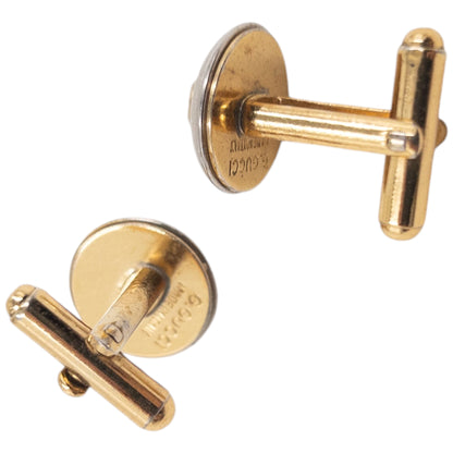 Vintage 90s Gucci Embossed Cufflinks