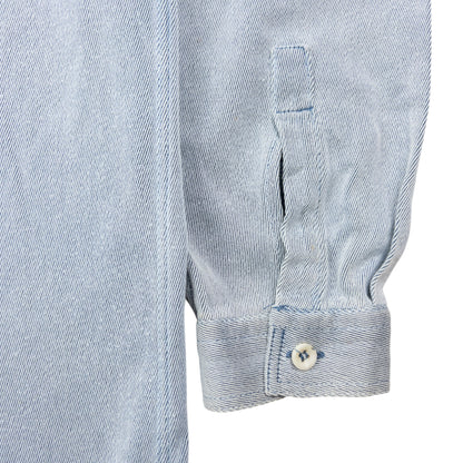 Vintage 90s Armani Jeans Long Sleeve Button Up Shirt Size L