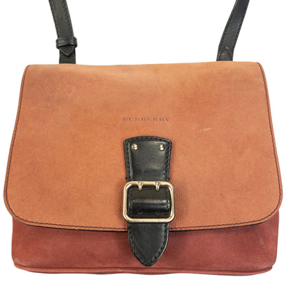 Vintage 2000s Burberry Leather Crossbody Bag