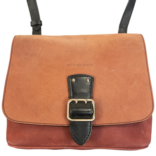 Vintage 2000s Burberry Leather Crossbody Bag