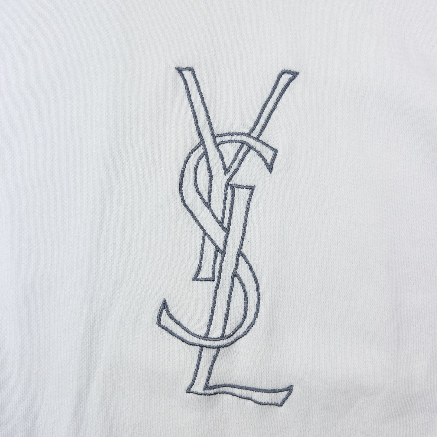 Vintage 90s YSL Yves Saint Laurent Embroidered Sweatshirt Size M