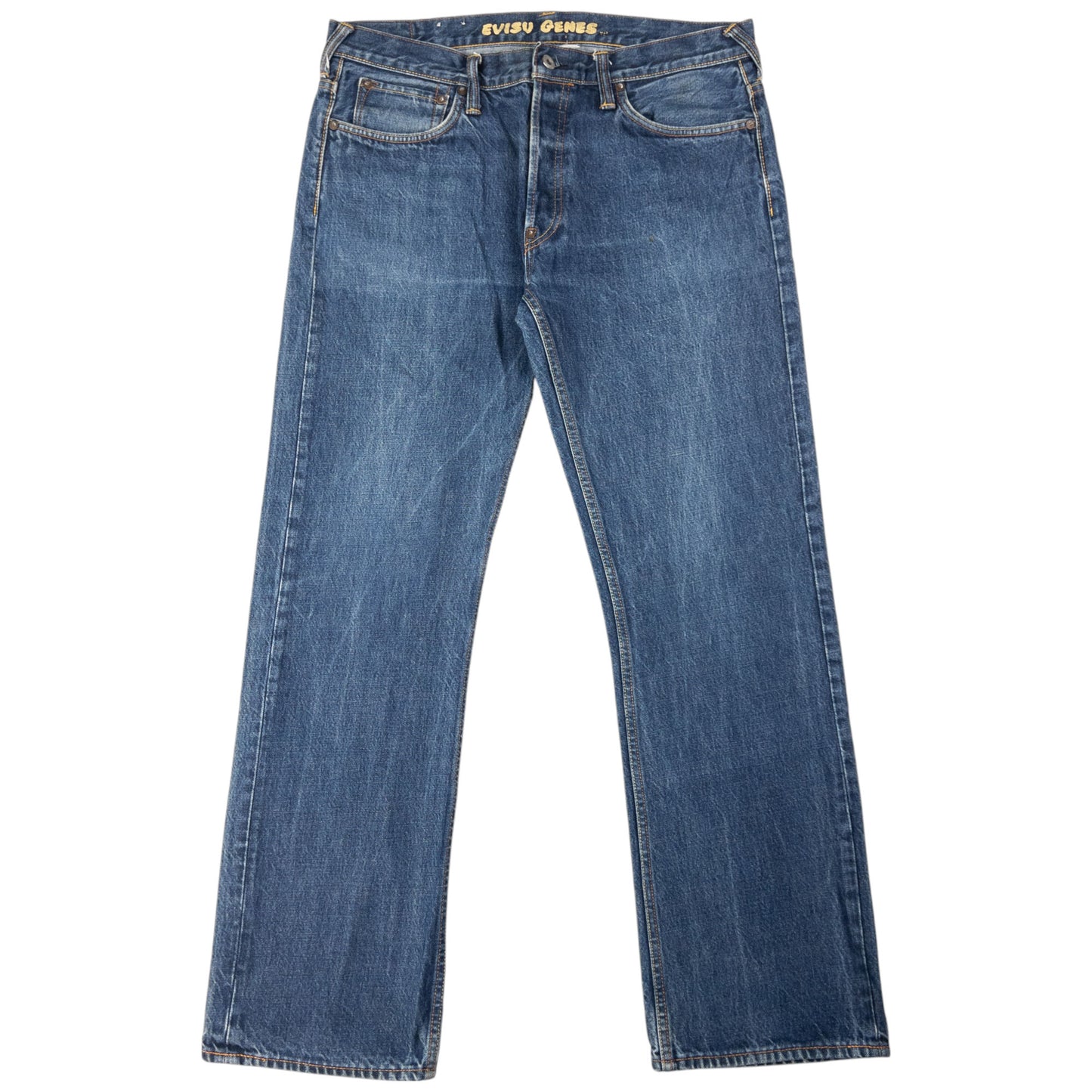Vintage Evisu Double Gull Japanese Denim Jeans Size W36