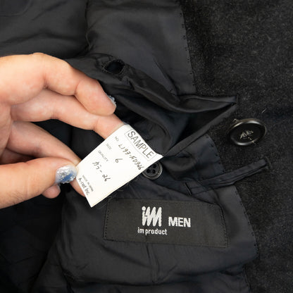 Vintage 2000s Issey Miyake MEN Button Up Wool Jacket SAMPLE Size