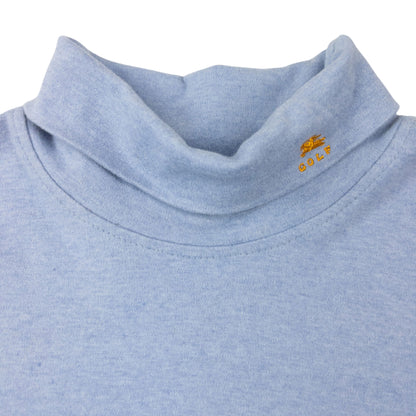 Vintage 90s Burberry Golf Turtleneck Jumper Size XL