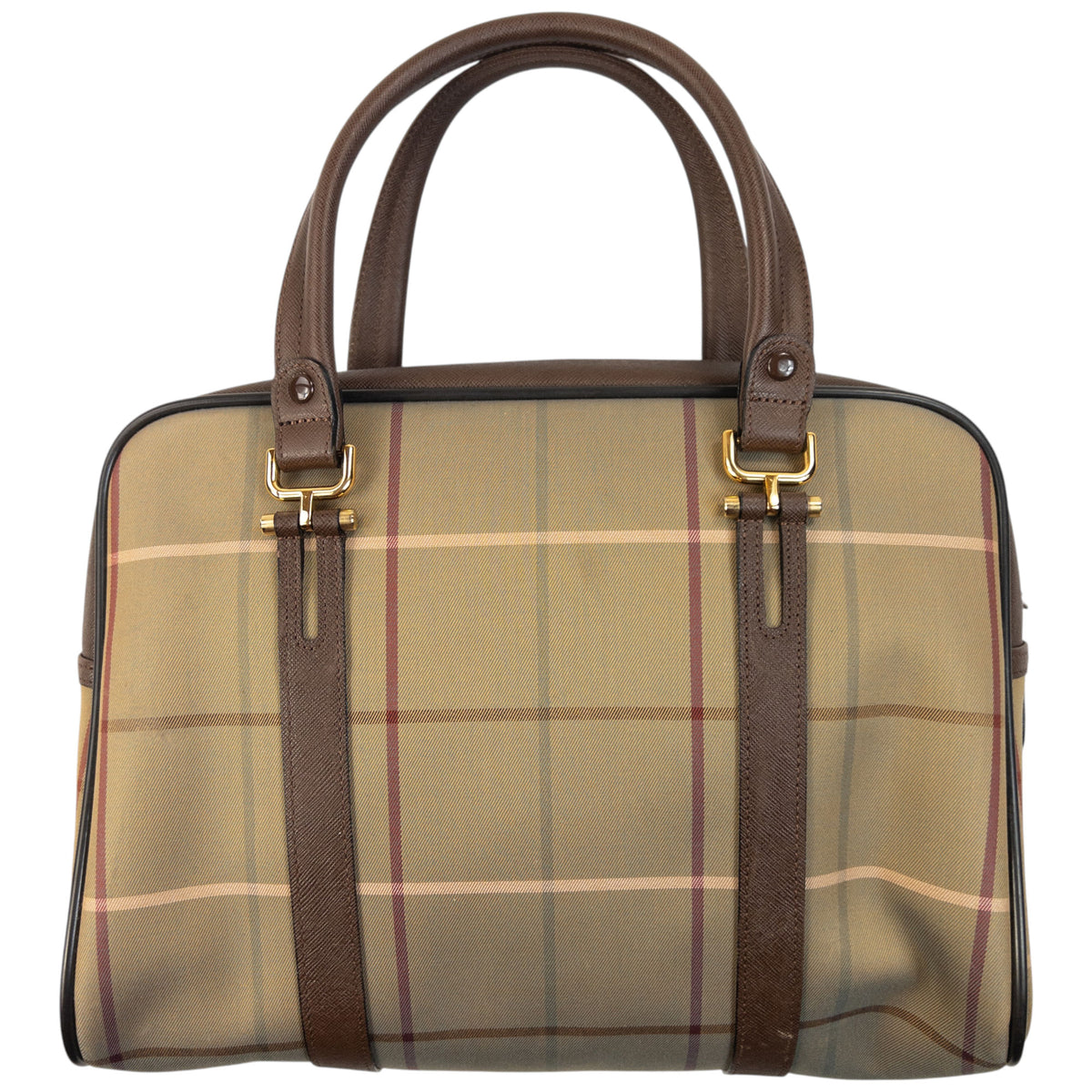 Vintage 90s Burberry Checkered Handbag
