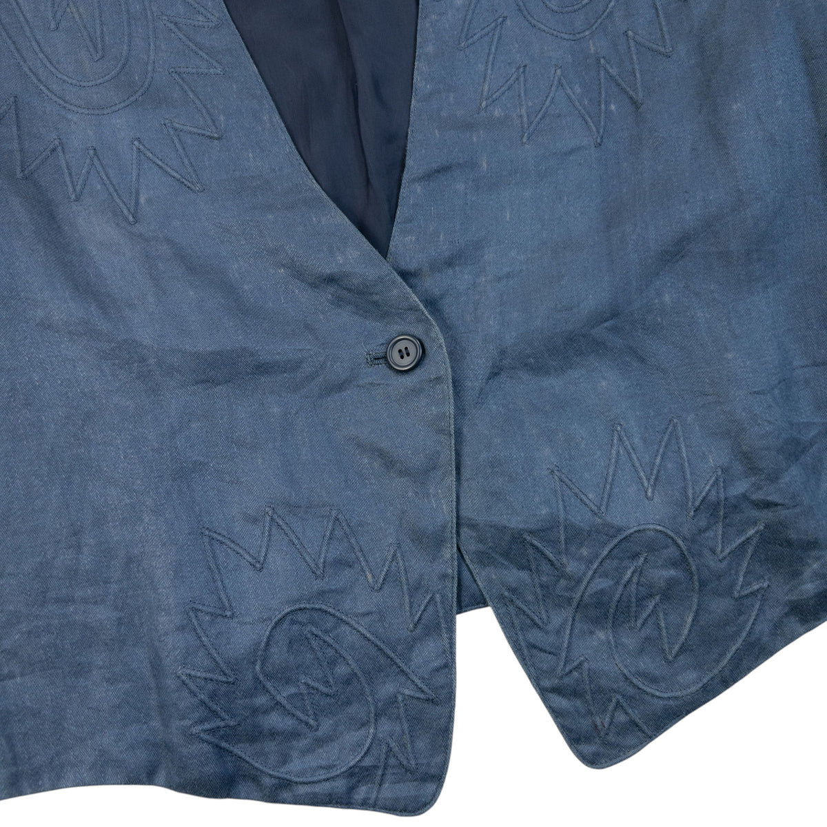 Vintage 80s Issey Miyake Embroidered Jacket Womens Size M