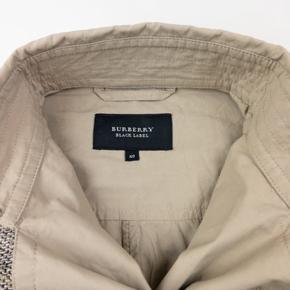 Vintage 2000s Burberry Black Label Knitted Trench Jacket Womens Size L